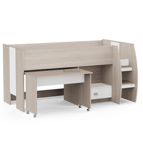 Combined bed with desk NANO 162650 (162650)