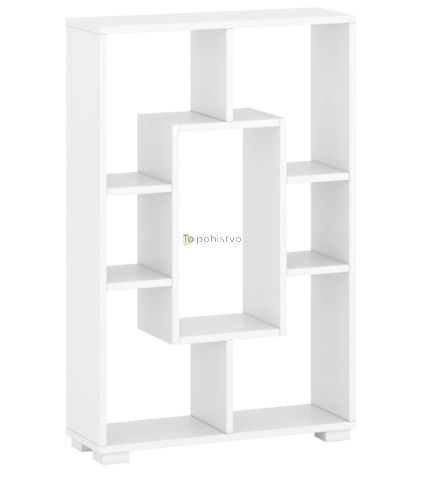 Cube cabinet PIENZA white (Split A rack, color white / white)