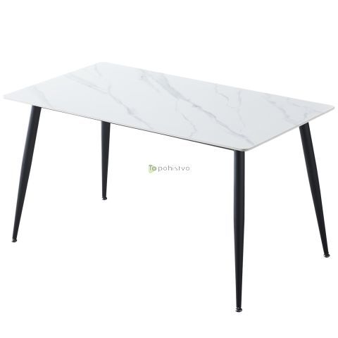 Table ADRIA 160x90x75 cm natur (RION 160x90 - Ceramic, OAK-A wood colour)