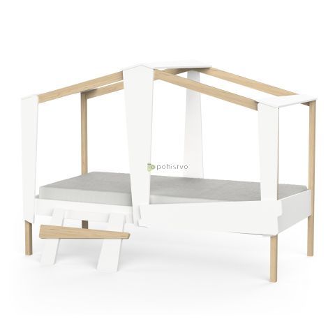 Bed CABANE 395406 white (395406)