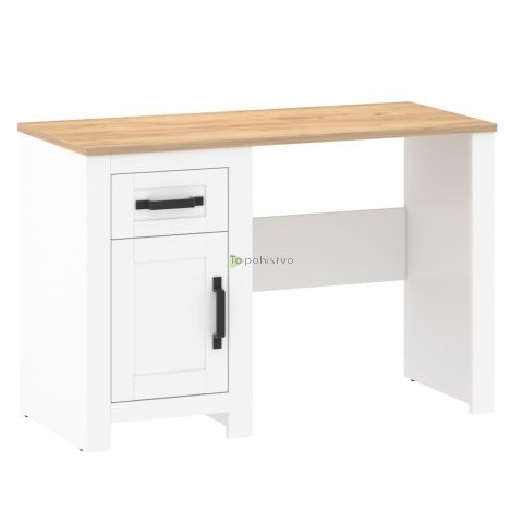 Office desk TEOLO 8 white + oak