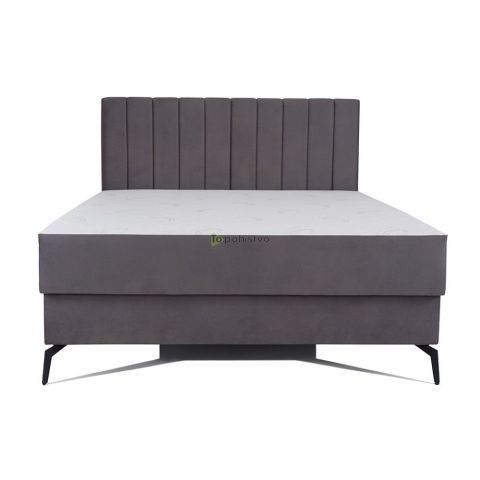 Box spring postelja GAMALI  (siva)