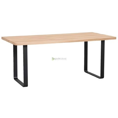 Table CONNECT - top 220x100 3-ply DL 40mm oak R35 edge (CONNECT)