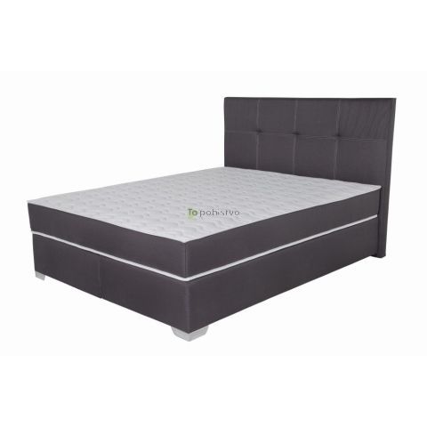 Box spring postelja MONRO (siva - Orion 118, 184x200x120)