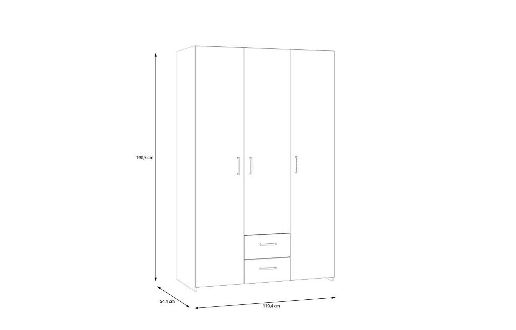 Omara ECONOBOXIT 120cm dimenzije