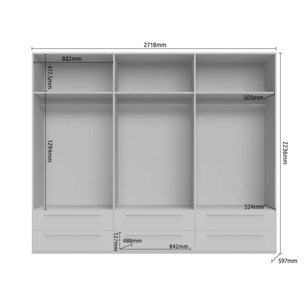 Omara PIANO P66/PN dimenzije